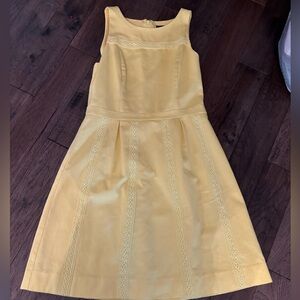 Jcrew Yellow dress. Size 6